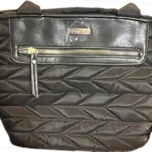 NEW! Joan and David Small Black Insulated Travel Bag 15" Wide 9" High 8" Handles